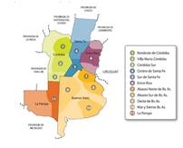 Localización principales cuencas lecheras argentinas