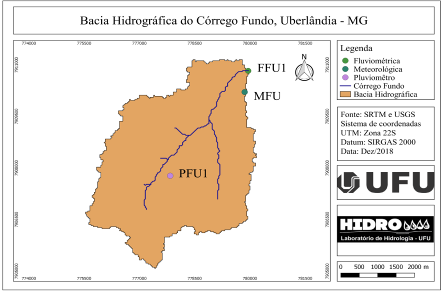 Bacia Hidrográfica do
Córrego Fundo.