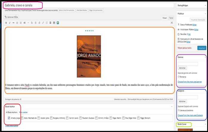 Campos do Add New (registro).