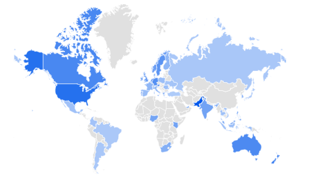  Regiones con la mayor
cantidad de b&uacute;squedas del t&eacute;rmino Geofencing en los &uacute;ltimos 5 a&ntilde;os