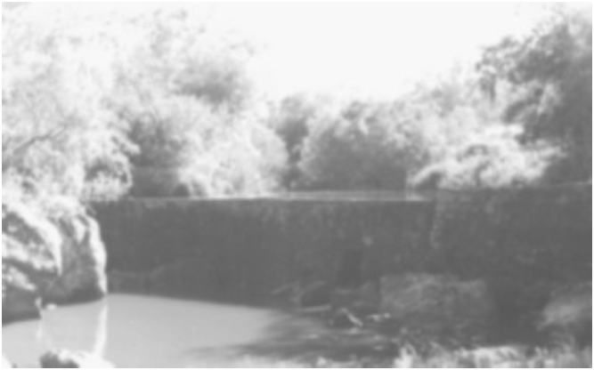 Represa da Pedra, segundo fontes orais, teria sido construída por
escravos.