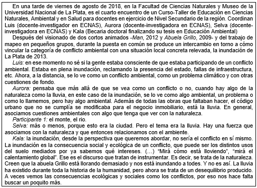 Taller realizado en La Plata en 2018