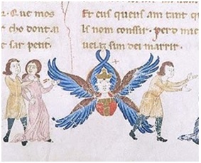 Cupido, en el 
              Chansonnier provençal