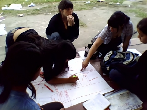 Primer taller de Cartografía Social en la UNLP. Trabajo Social. 1. 2007