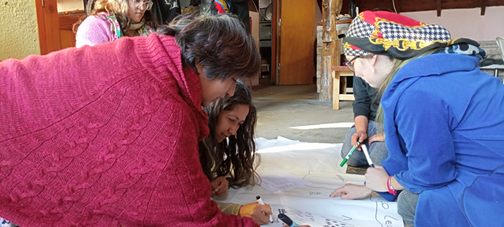 Taller en Comunidad Paicil Antriao. Villa la Angostura. 2022