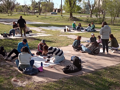 aller sobre memoria, territorio e intervención en Parque Noroeste. UNS. Bahía Blanca. 2024