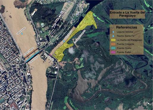 Mapa de la entrada de LVDP