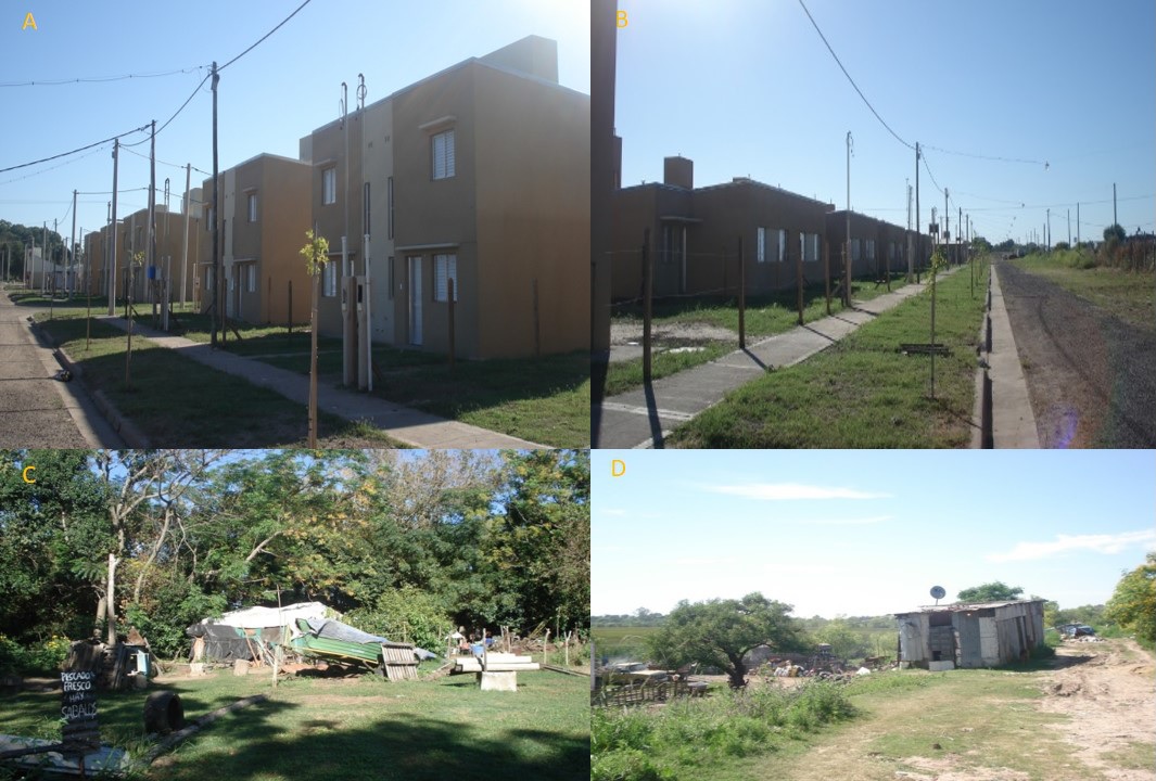 Contrastes socio-ambientales en el sector 2: Barrios Altos del Valle, La Esmeralda y Central Guadalupe (Distrito Santa Fe).