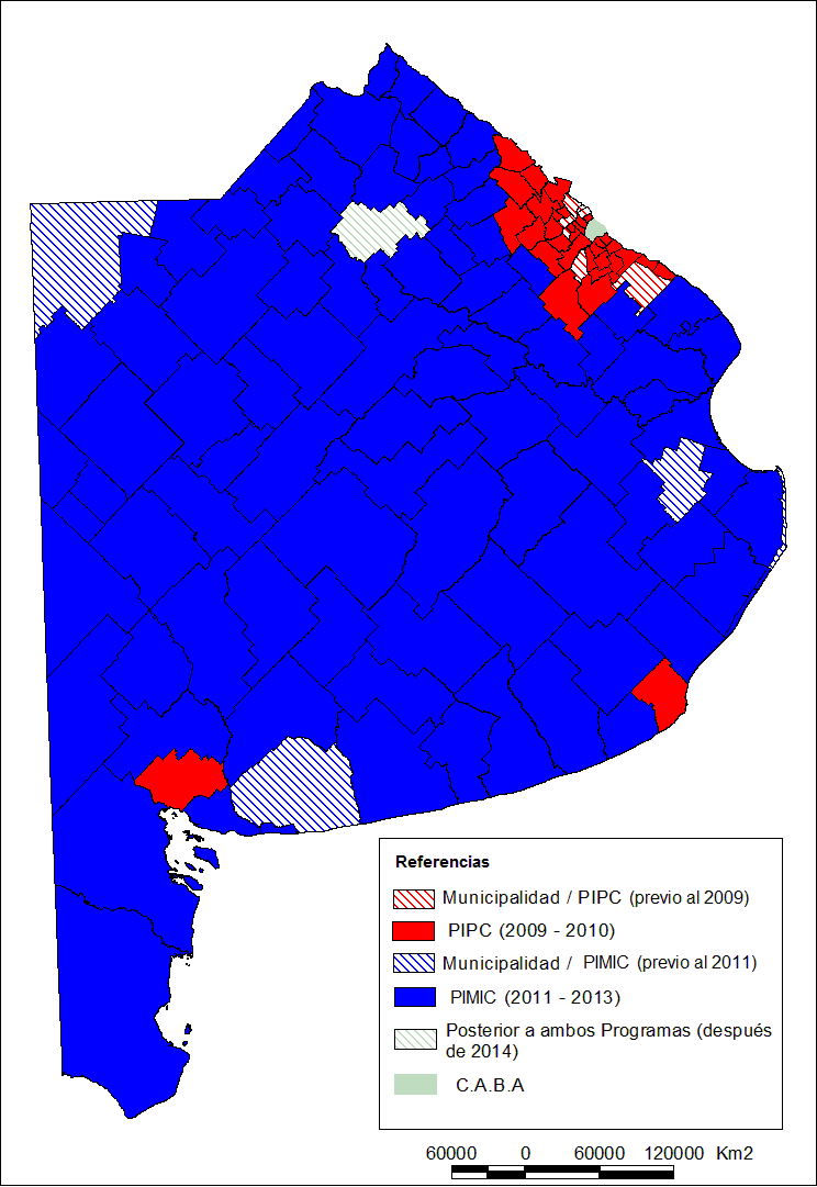 Etapas de implementaci&oacute;n de la
videovigilancia en la Provincia de Buenos Aires.