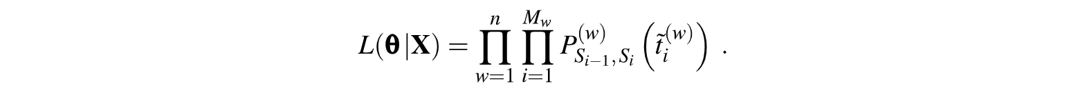 Haciendo 0 = (X12,
A:2'1, P121 1321 ), la verosimilitud se expresa como: