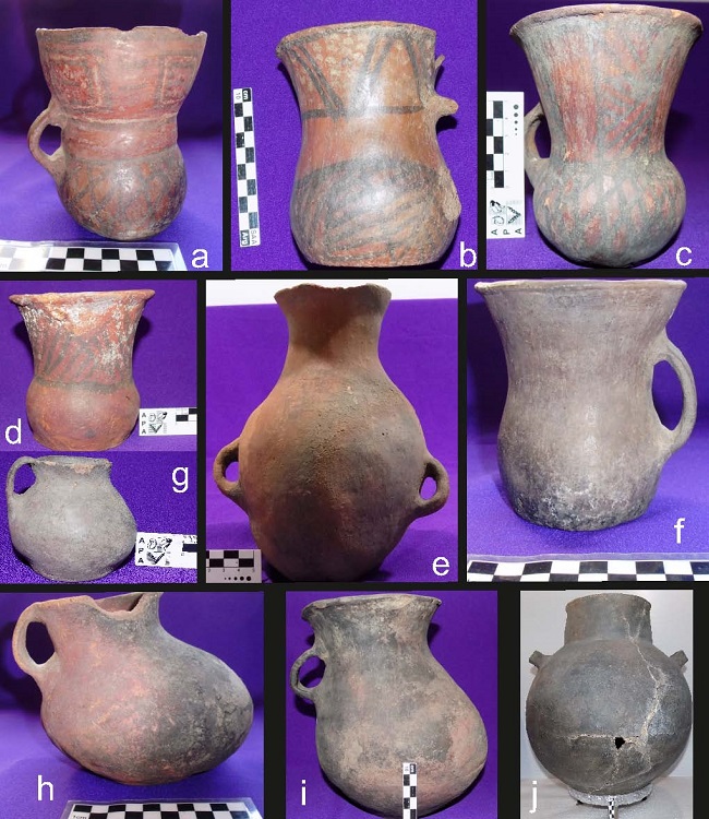  a. Pieza N&deg; 31-299, b. Pieza N&deg; 31-301, c.
Pieza N&deg; 31-300, d. Pieza N&deg; 31-298, e. Pieza N&deg; 31-305, f.
Pieza N&deg; 31-296, g. Pieza N&deg; 31-304, h. Pieza N&deg; 31-303, i.
Pieza N&deg; 31-302; j. Pieza N&deg; 31-309. Las piezas a, f, y h pertenecen al Instituto Interdisciplinario Tilcara, Facultad
de Filosof&iacute;a y Letras, Universidad de Buenos Aires, Argentina. Las piezas b, c, d, e, g, i, y j pertenecen al Museo Etnogr&aacute;fico &ldquo;Juan B. Ambrosetti&rdquo;,
Facultad de Filosof&iacute;a y Letras, Universidad de Buenos Aires, Argentina