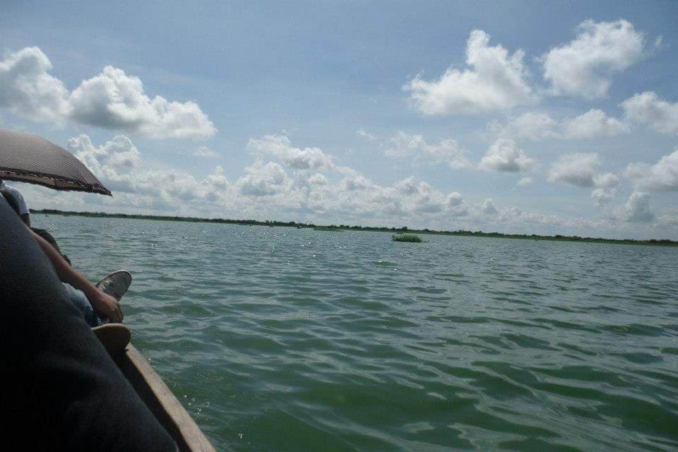 Fotografía que presenta las aguas de la Ciénaga Grande
del departamento del Atlántico en Colombia.