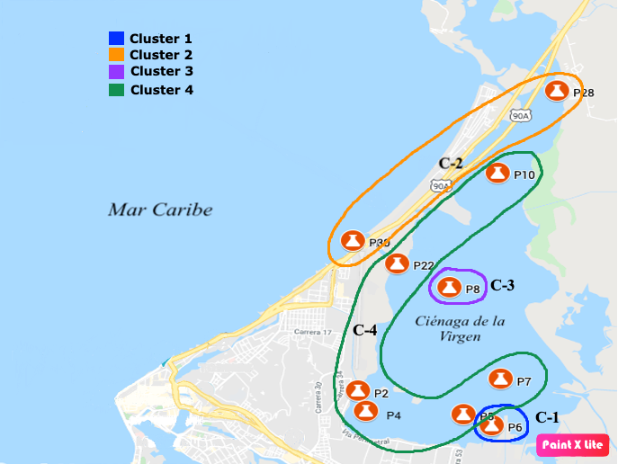 Resultado del an&aacute;lisis cl&uacute;ster