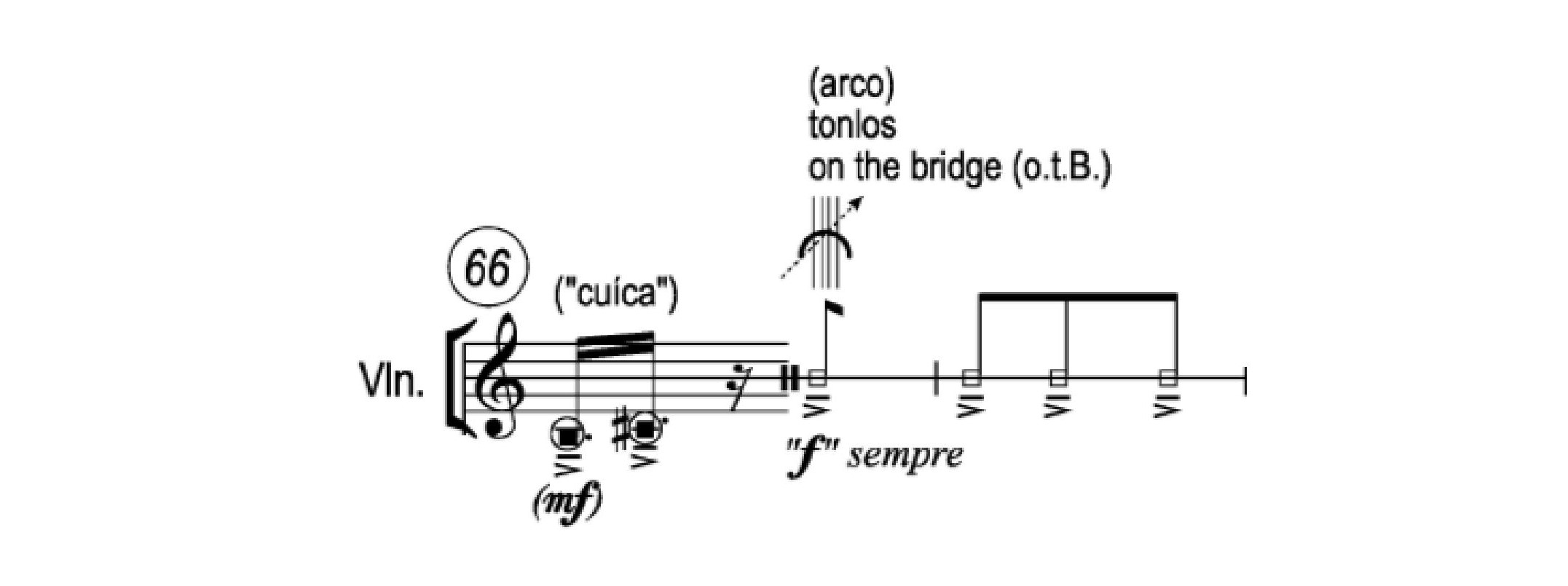 Fig. 6: Excerto de “Caminho Anacoluto II”, de Marcílio Onofre, com a utilização de duas das mencionadas técnicas.