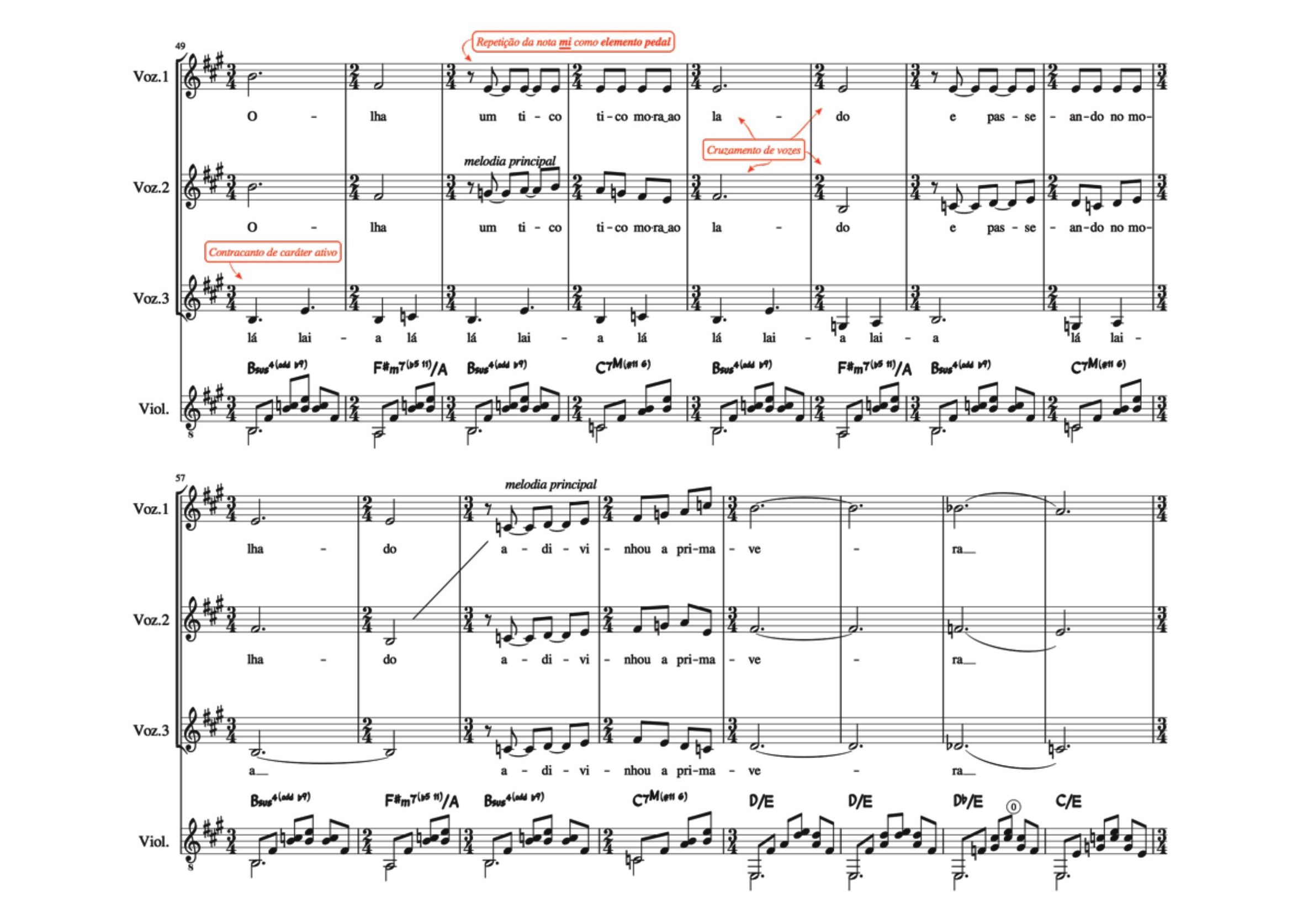 Fig. 26: Seção C do arranjo vocal de Chovendo na Roseira