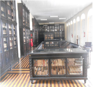 Visão Geral da Biblioteca Fran Paxeco, do Grêmio Literário e Recreativo Português em 2017.