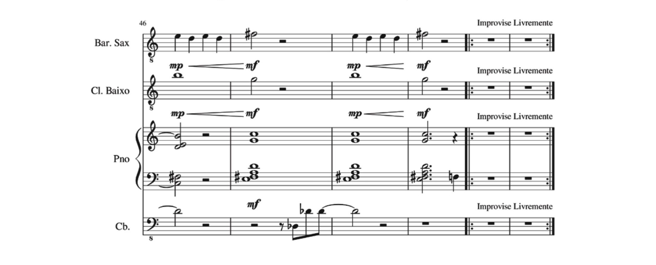 Fig. 11 – Final de sátira com abertura à improvisação.