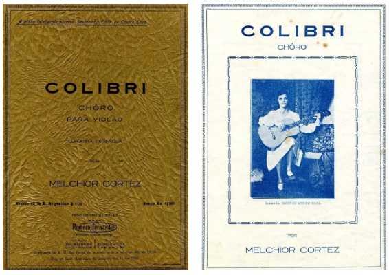 Capa e contracapa de Colibri, edição da Casa Romero y Fernandez.