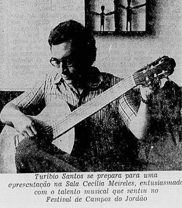 Foto da chamada do concerto de Turíbio Santos e Eliane Sampaio na Sala Cecília Meireles