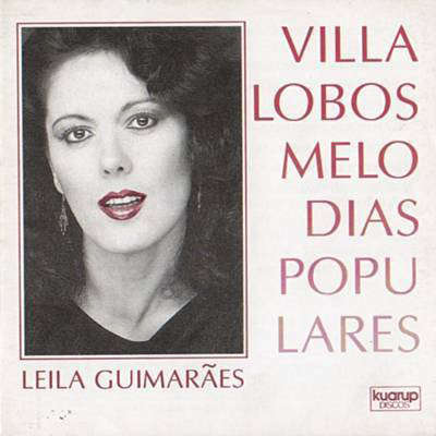 Capa do LP Villa-Lobos: Melodias Populares, de Leila Guimarães.