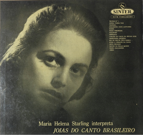 Capa do LP Joias do Canto Brasileiro, de Maria Helena Starling.