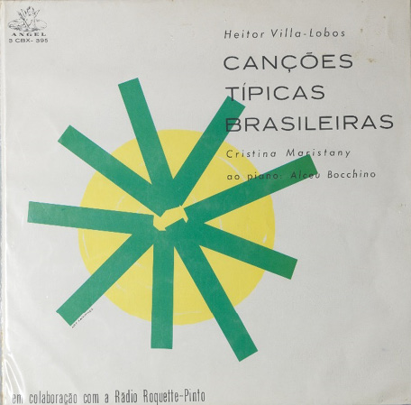 Capa do LP de Cristina Maristany (voz) e Alceo Bocchino (piano)