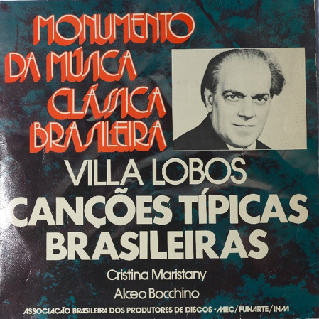 Capa do LP de Cristina Maristany (voz) e Alceo Bocchino (piano)