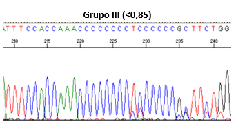 Grupo III (<0,85)