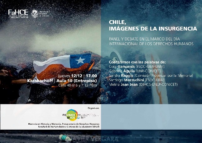 Flyer de la Jornada Acad&eacute;mica &ldquo;Chile, im&aacute;genes de la insurgencia&rdquo;