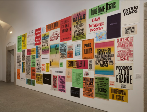 Exposici&oacute;n Giro Gr&aacute;fico: como
el muro en la hiedra