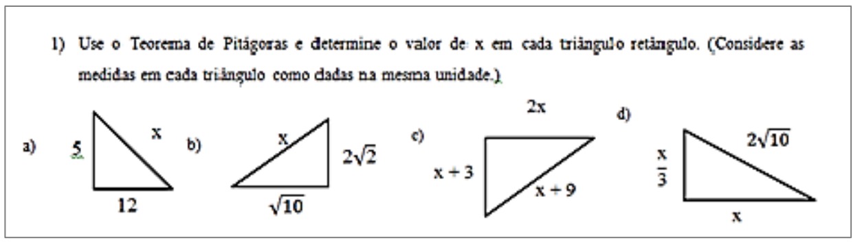 Extrato da primeira questão do instrumento de coleta de dados.