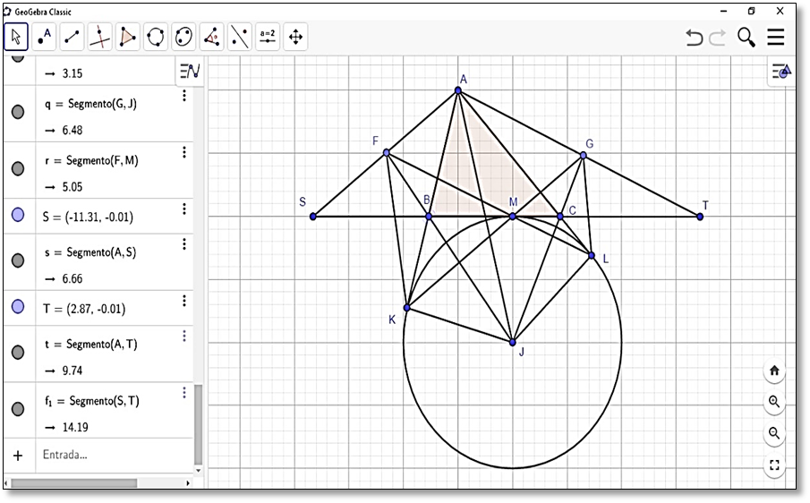 Desenvolvimento
no GeoGebra da SDO 01 (Parte 04)