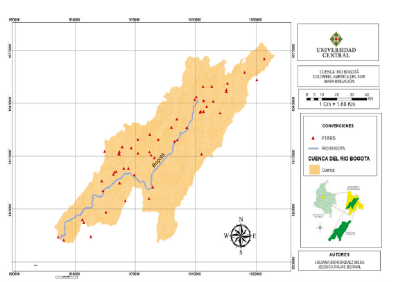 Inventario de PTAR en la cuenca del río Bogotá