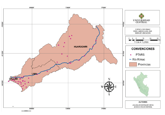 Inventario de PTAR en la cuenca del río Rímac