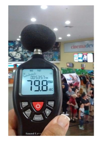 Sonómetro clase 2, profesional,
modelo SLM 25, rango de 30-130 db, margen de error +- 1.5.