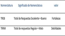 FORMULA DE FORTALEZAS Y DEBILIDADES