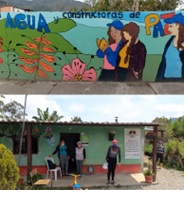 Habitantes del área de influencia de la investigación en medio del
confinamiento por Covid-19. Imagen de contexto.