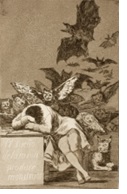 El
sueño de la razón produce monstruos”. Francisco de Goya. 1799