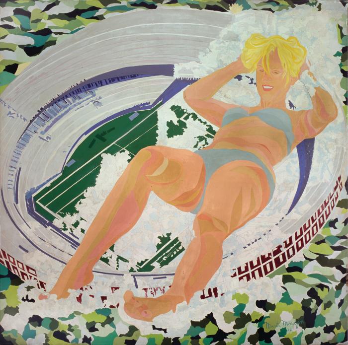 Minujín, Marta (1977) Mi
mundial  [Pintura acrílica sobre
tela] Gordon Gallery