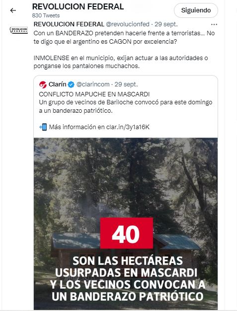 Exhortación
explícita