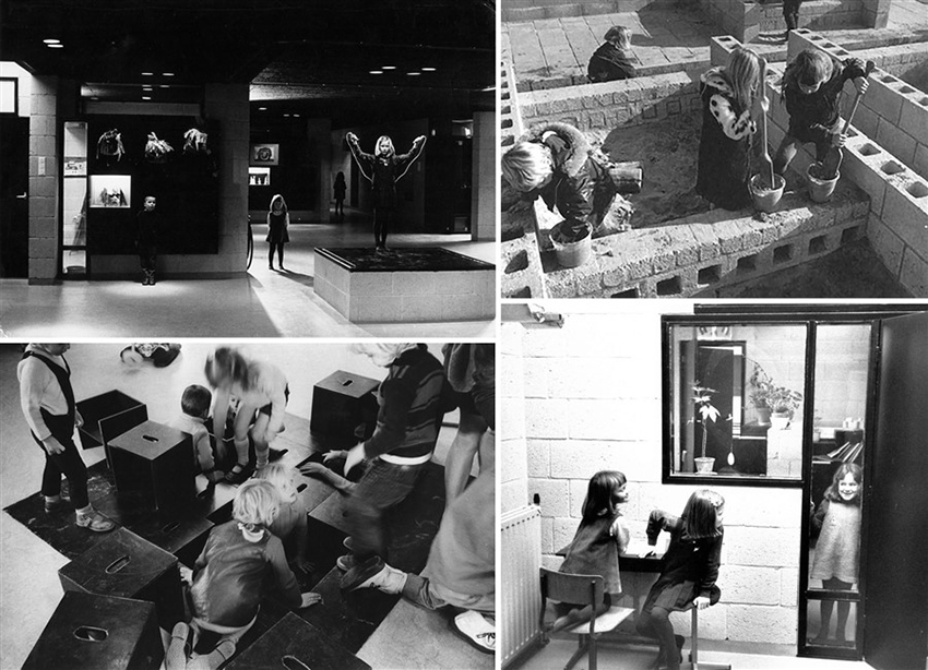  Distintos espacios de la Escuela
Montessori en Delft de Herman Herztberger. 