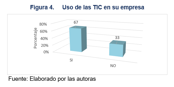 Uso de las TIC en su empresa
