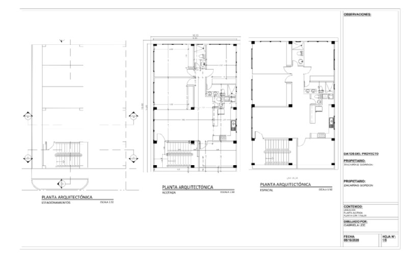 Plantas arquitectónicas inferiores