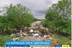 Colapso de la Entrada del Vertedero de Chepo