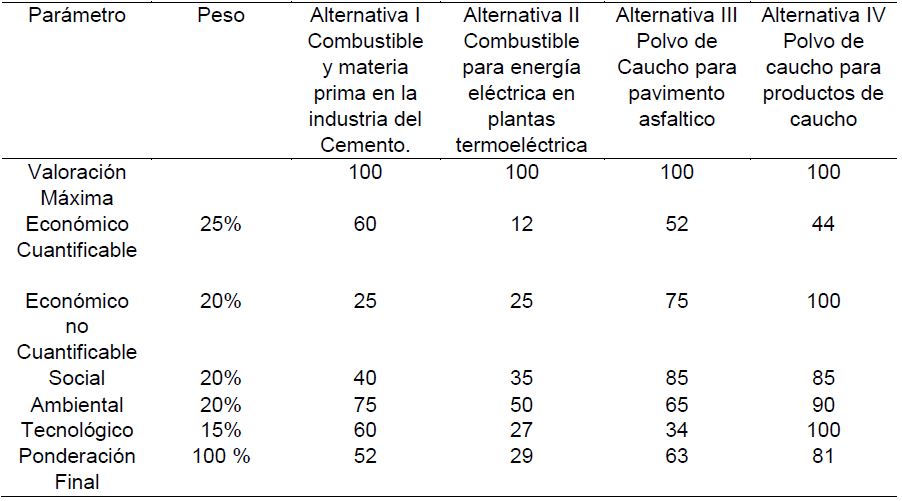 Análisis económico y financiero de los escenarios
establecidos para el proceso de inversión de la planta de procesamiento de NFUs