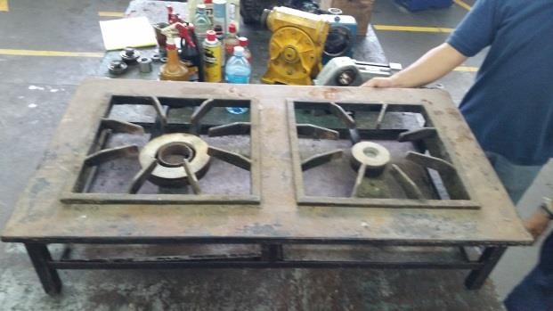 Figura 2.  Estado
de la cocina industrial de gas licuado de petróleo (GLP).