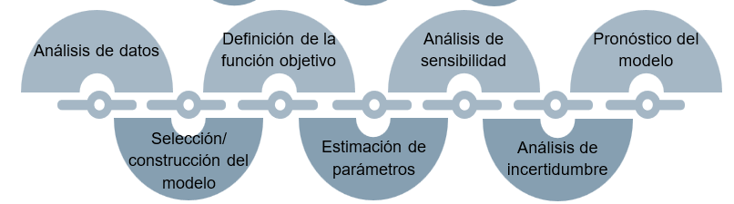 Figura
1. Esquema del protocolo de modelamiento