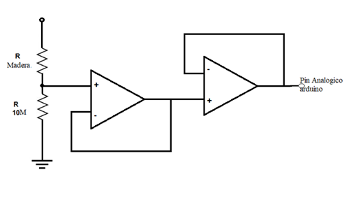 Figura 3. Diagrama circuito sensor resistivo