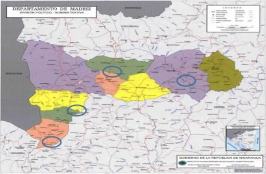  Figura 1. Territorio
Chorotega Fuente:   (Maphill, 2013)