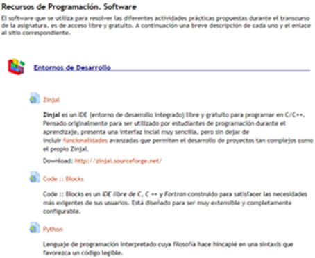 Recursos de programación